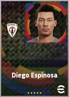 Diego Espinosa eFootball 2026 player card, 63 OVR CB