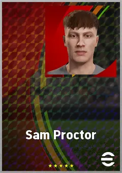 Sam Proctor eFootball 2026 player card, 66 OVR GK