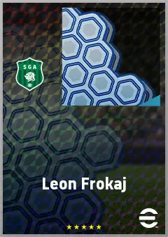 Leon Frokaj eFootball 2026 player card, 63 OVR CMF