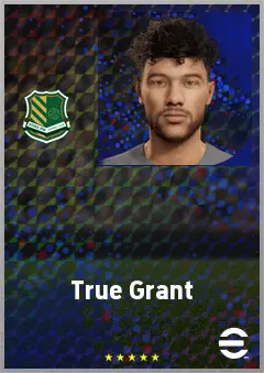 True Grant eFootball 2026 player card, 68 OVR GK