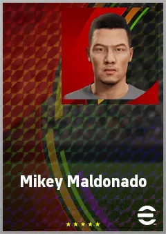 Mikey Maldonado eFootball 2026 player card, 70 OVR CMF
