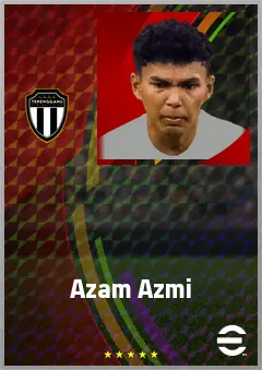Azam Azmi eFootball 2026 player card, 66 OVR RB