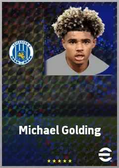 Michael Golding eFootball 2026 player card, 66 OVR CMF