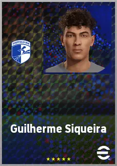Guilherme Siqueira eFootball 2026 player card, 61 OVR RB