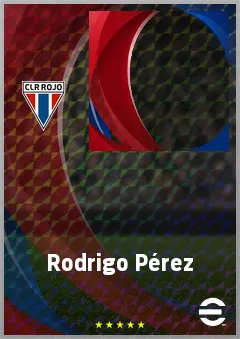 Rodrigo Pérez eFootball 2026 player card, 69 OVR CMF