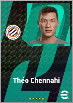 Théo Chennahi eFootball 2026 player card, 66 OVR CMF