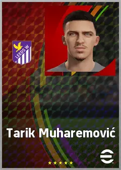 Tarik Muharemović eFootball 2026 player card, 72 OVR CB
