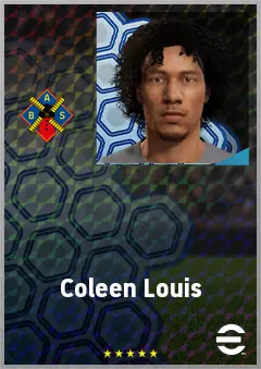 Coleen Louis eFootball 2026 player card, 64 OVR LB