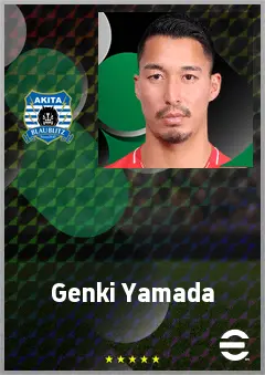 Yamada Genki eFootball 2026 player card, 67 OVR GK