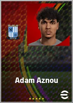 Adam Aznou eFootball 2026 player card, 69 OVR LB