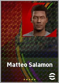Matteo Salamon eFootball 2026 player card, 61 OVR GK