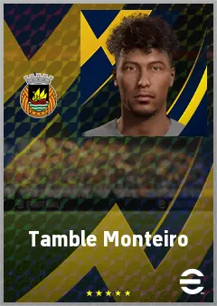 Tamble Monteiro eFootball 2026 player card, 68 OVR CF