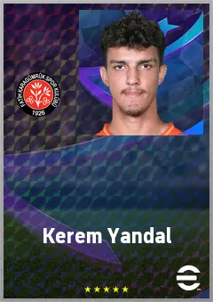 Kerem Yandal eFootball 2026 player card, 60 OVR GK