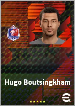 Hugo Boutsingkham eFootball 2026 player card, 63 OVR LB