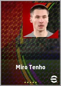 Miro Tenho eFootball 2026 player card, 69 OVR CB