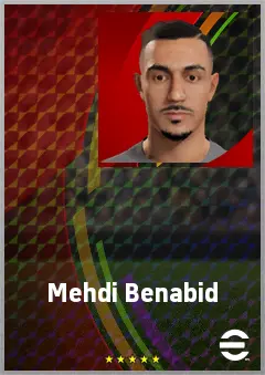 Mehdi Benabid eFootball 2026 player card, 71 OVR GK