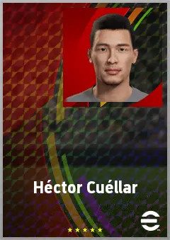 Héctor Cuéllar eFootball 2026 player card, 67 OVR DMF