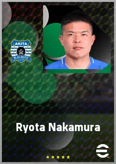 Nakamura Ryota eFootball 2026 player card, 64 OVR CF