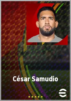 César Samudio eFootball 2026 player card, 67 OVR GK