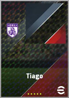 Tiago eFootball 2026 player card, 68 OVR CF