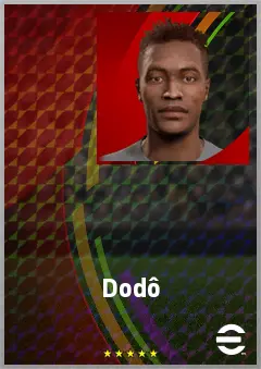 Dodô eFootball 2026 player card, 65 OVR CB