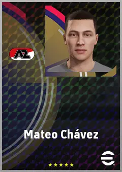 Mateo Chávez eFootball 2026 player card, 70 OVR LB