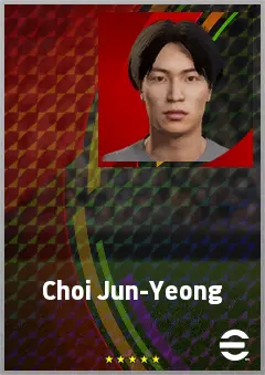 Choi Jun-Yeong eFootball 2026 player card, 61 OVR CB