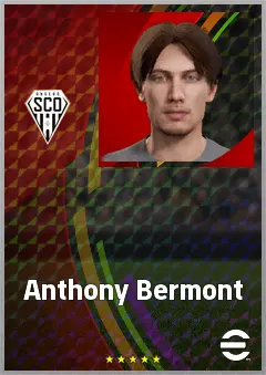 Anthony Bermont eFootball 2026 player card, 67 OVR LWF
