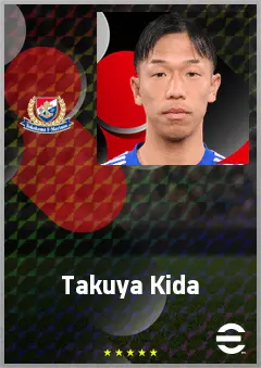 Kida Takuya eFootball 2026 player card, 70 OVR DMF