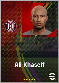 Ali Khaseif eFootball 2026 player card, 69 OVR GK