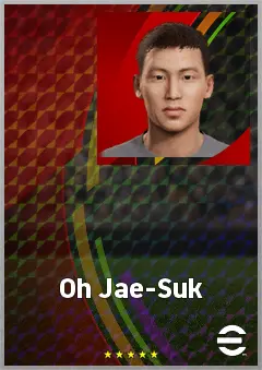 Oh Jae-Suk eFootball 2026 player card, 66 OVR RB