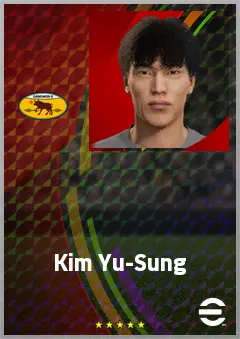 Kim Yu-Sung eFootball 2026 player card, 61 OVR GK