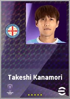 Kanamori Takeshi eFootball 2026 player card, 67 OVR LMF