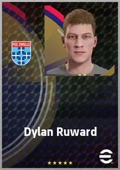 Dylan Ruward eFootball 2026 player card, 63 OVR CB