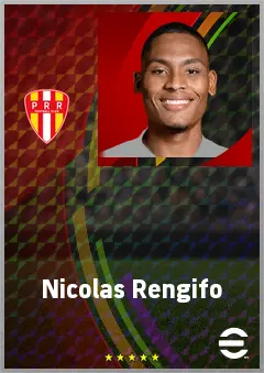Nicolas Rengifo eFootball 2026 player card, 65 OVR DMF