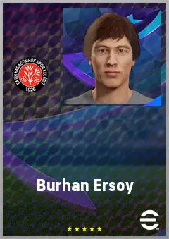 Burhan Ersoy eFootball 2026 player card, 60 OVR CB