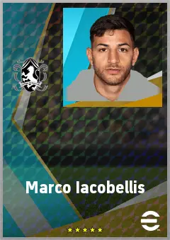 Marco Iacobellis eFootball 2026 player card, 70 OVR AMF