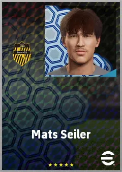 Mats Seiler eFootball 2026 player card, 61 OVR CB