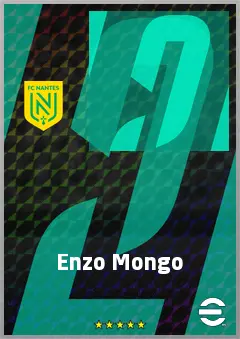 Enzo Mongo eFootball 2026 player card, 61 OVR CB