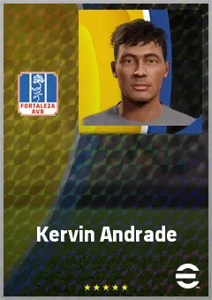 Kervin Andrade eFootball 2026 player card, 69 OVR AMF