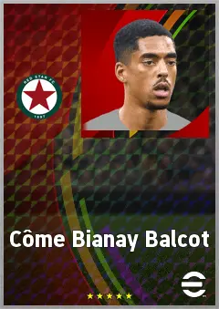 Côme Bianay Balcot eFootball 2026 player card, 64 OVR RB