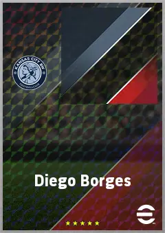 Diego Borges eFootball 2026 player card, 67 OVR CB