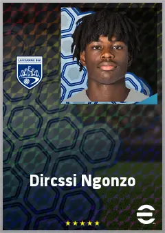 Dircssi Ngonzo eFootball 2026 player card, 65 OVR CB