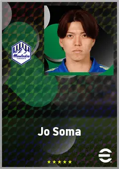Soma Jo eFootball 2026 player card, 61 OVR CB