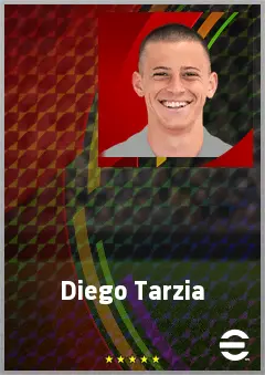 Diego Tarzia eFootball 2026 player card, 71 OVR LMF