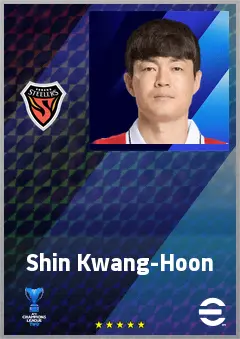 Shin Kwang-Hoon eFootball 2026 player card, 69 OVR RB