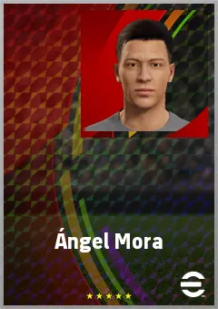 Ángel Mora eFootball 2026 player card, 61 OVR CF