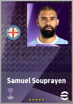 Samuel Souprayen eFootball 2026 player card, 70 OVR CB