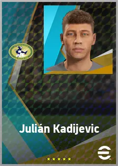 Julián Kadijevic eFootball 2026 player card, 67 OVR GK