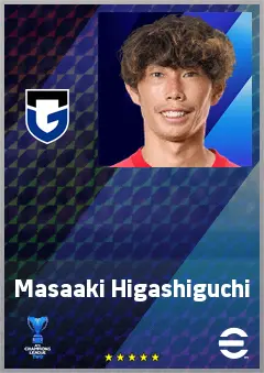 Higashiguchi Masaaki eFootball 2026 player card, 69 OVR GK